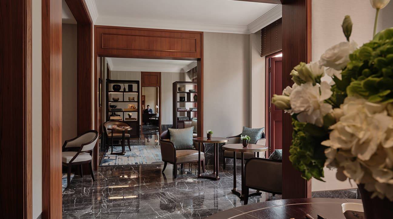 上海建業里嘉佩樂酒店 Living Room 的座位區