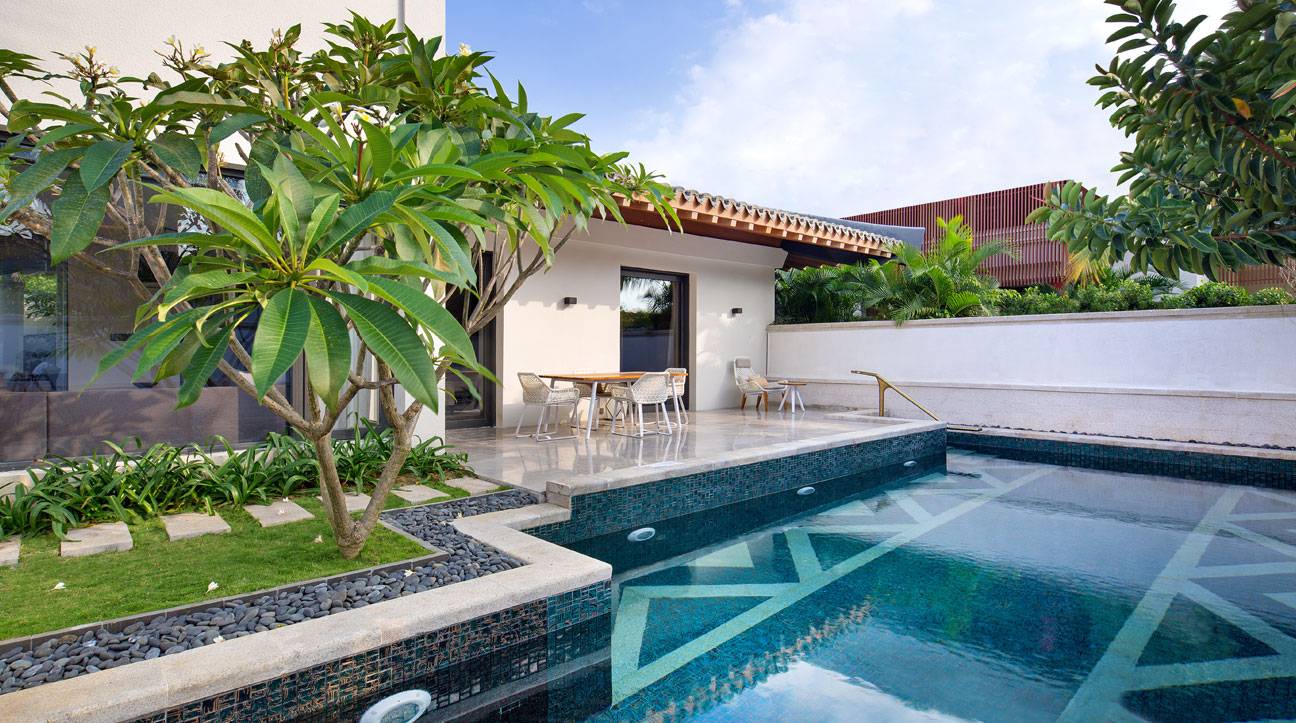 三亞土福灣嘉佩樂酒店 One Bedroom Pool Villa 的私人泳池
