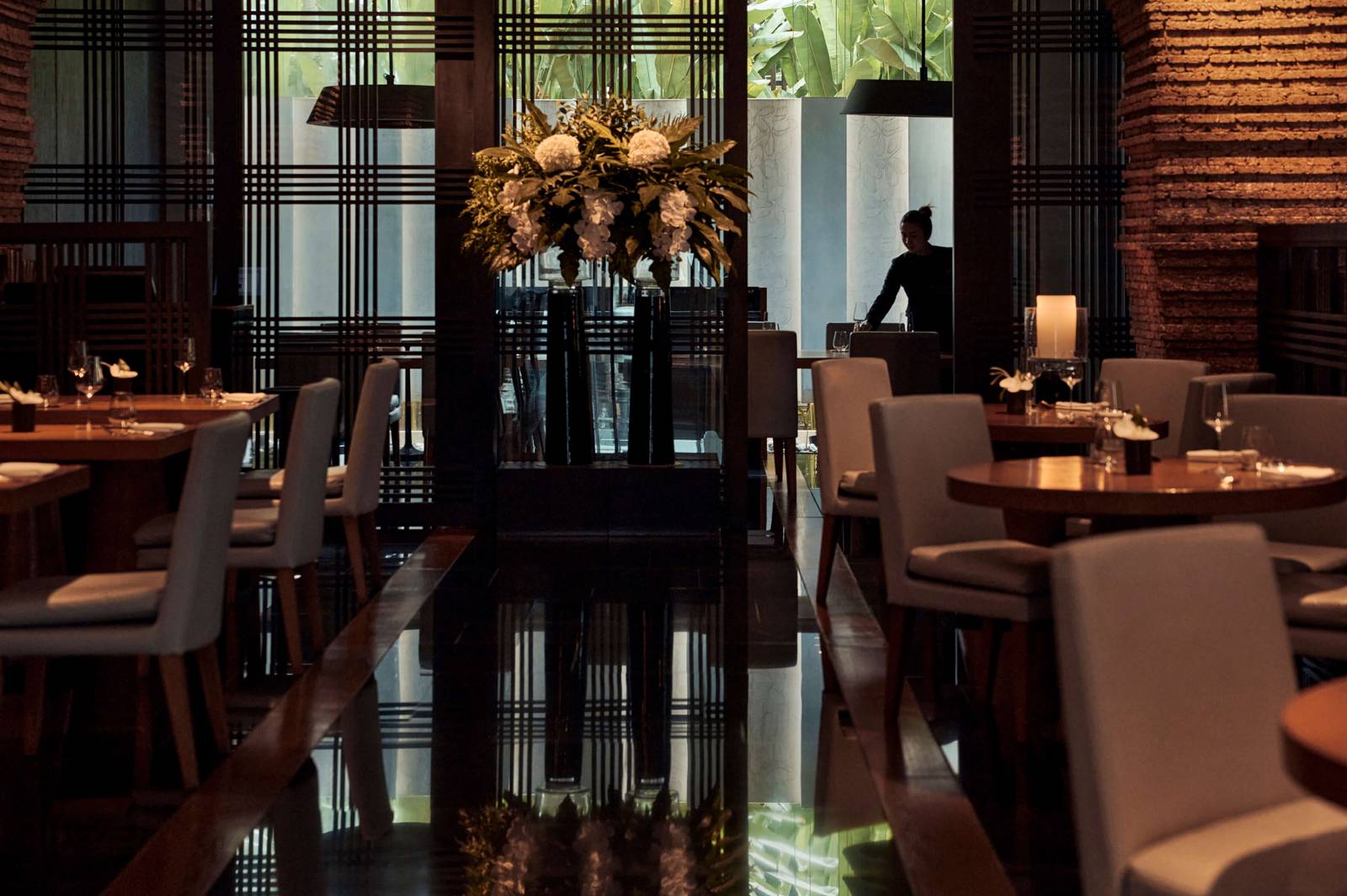曼谷 COMO Metropolitan 酒店 nahm 餐廳的用餐區