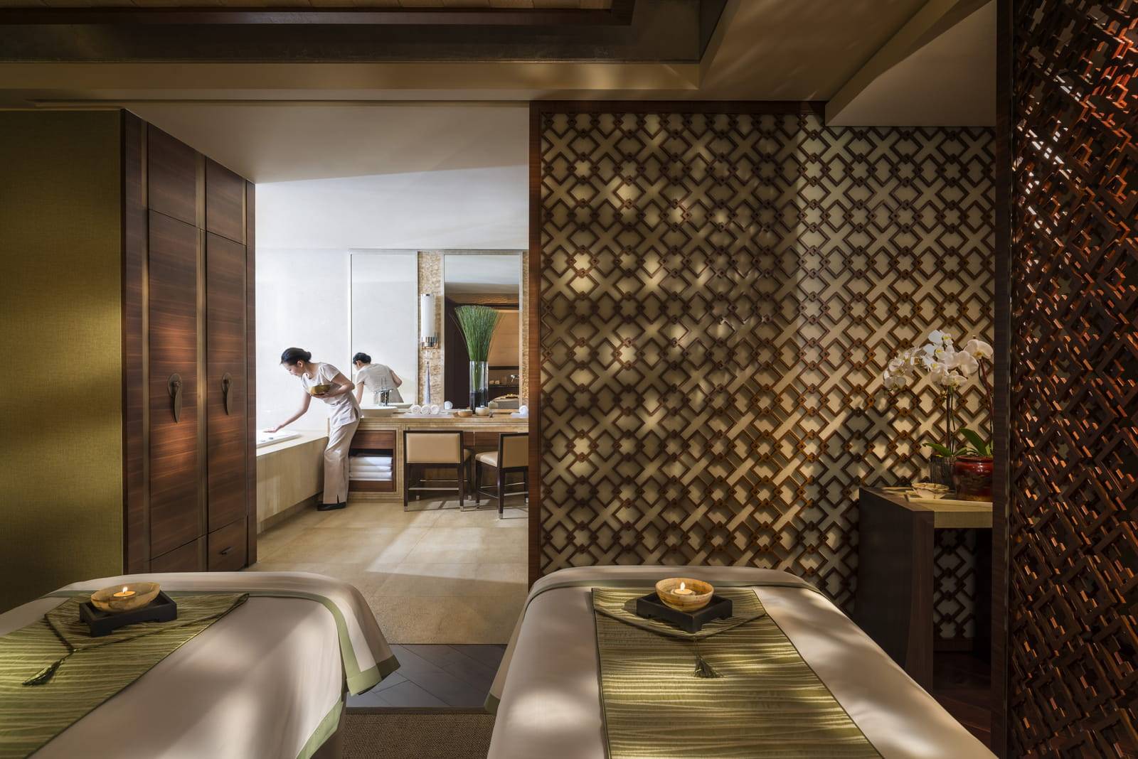 北京四季酒店 Spa 雙人按摩床