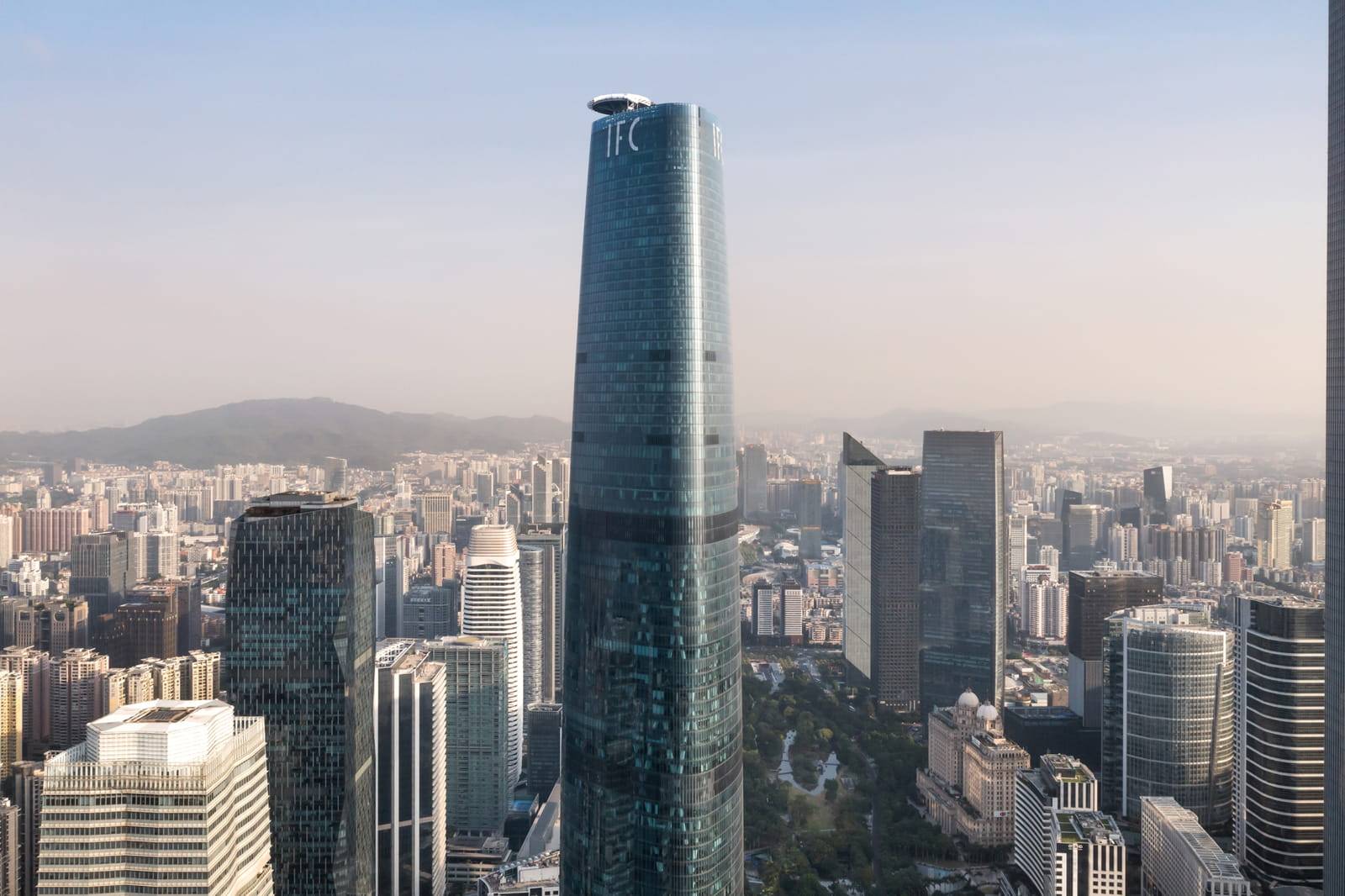 廣州城市天際線空拍(目的地參考)