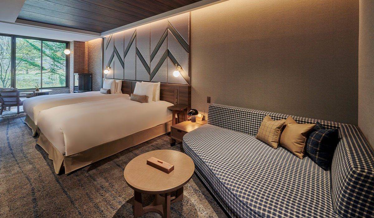 馥府 舊輕井澤 靜養之森 Stylish Suite 雙床與沙發