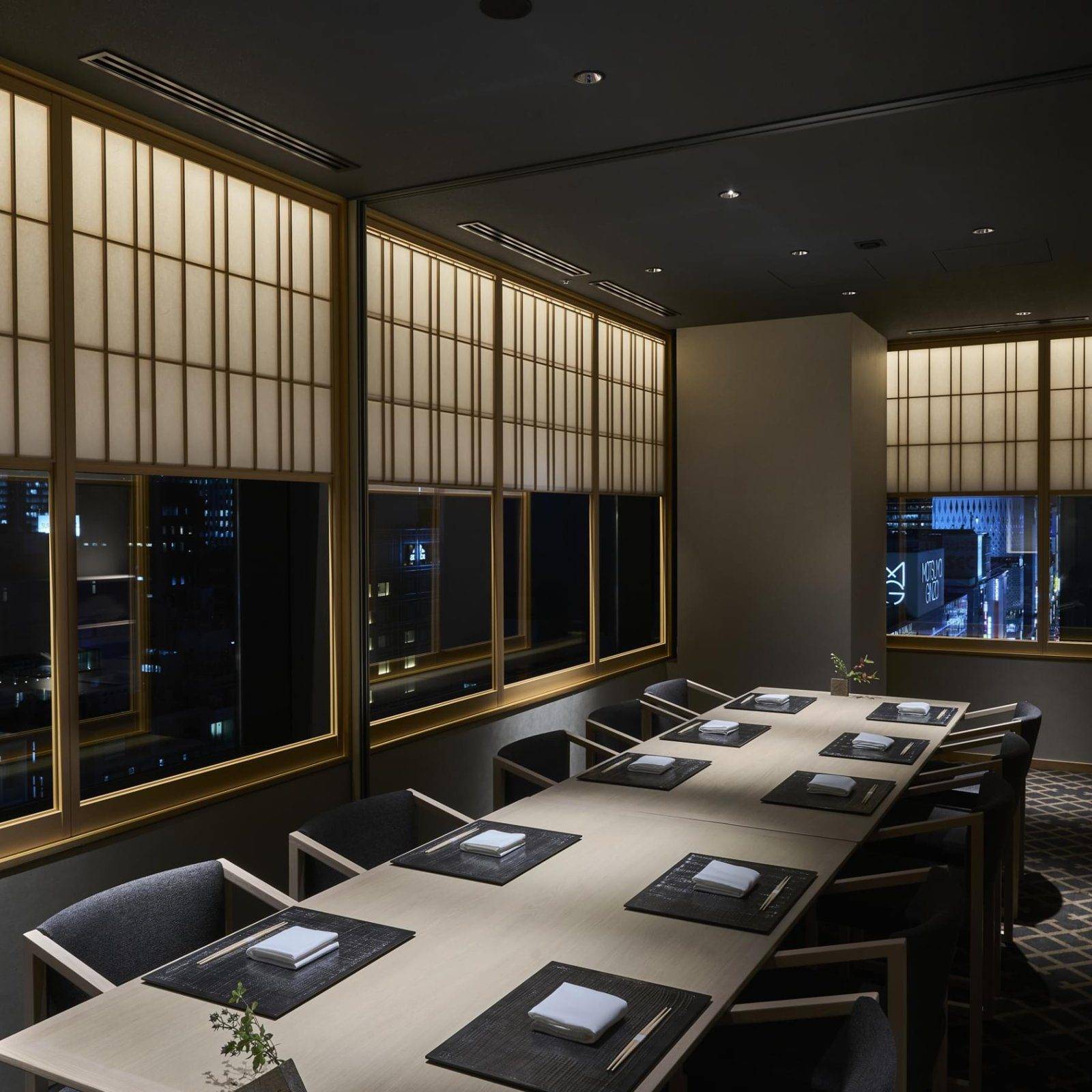 馥府 東京 銀座日本料理「銀座がゆう」的包廂