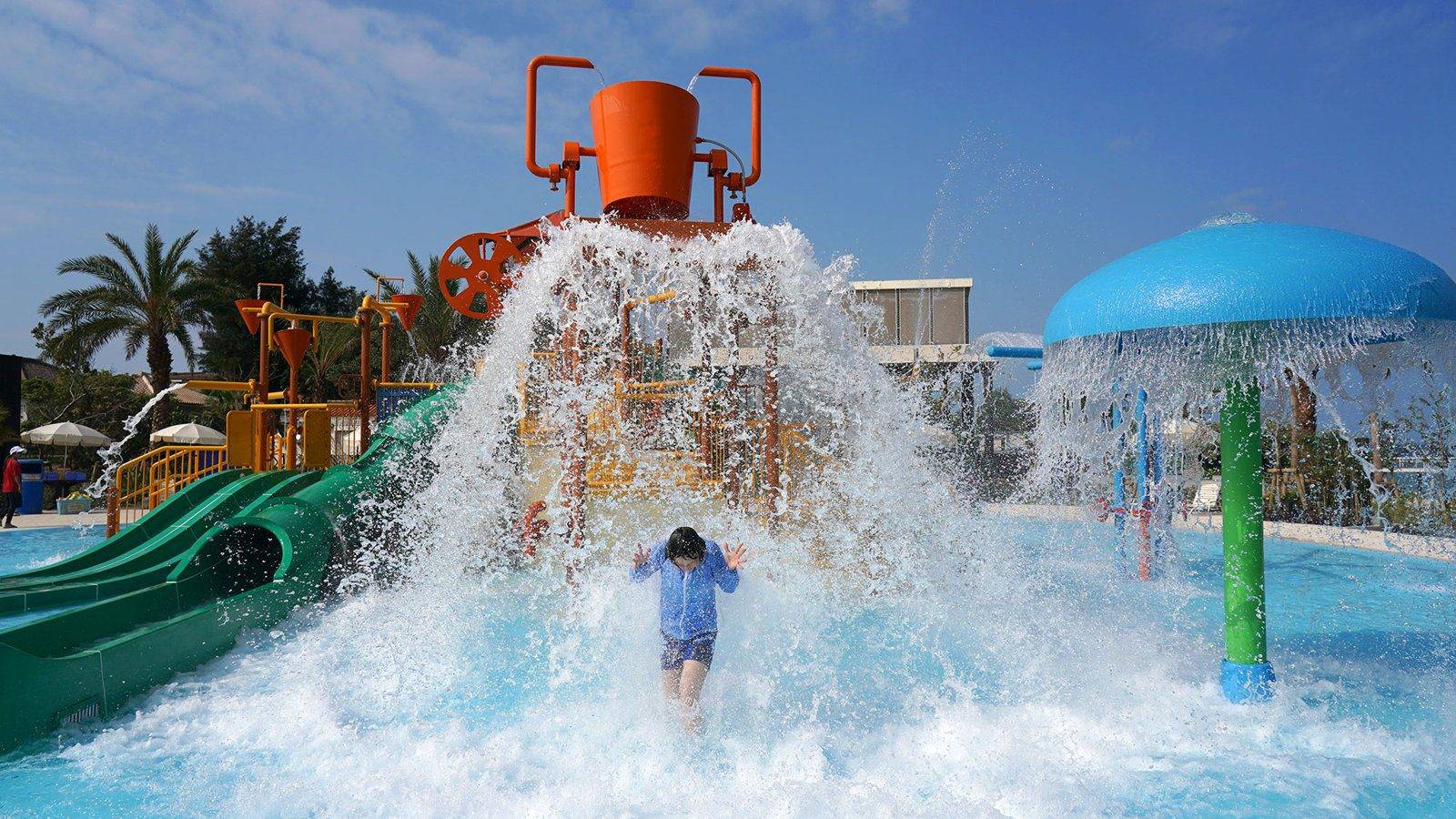 石垣島 富崎海灘渡假酒店 Splash Park 大水桶與滑水道