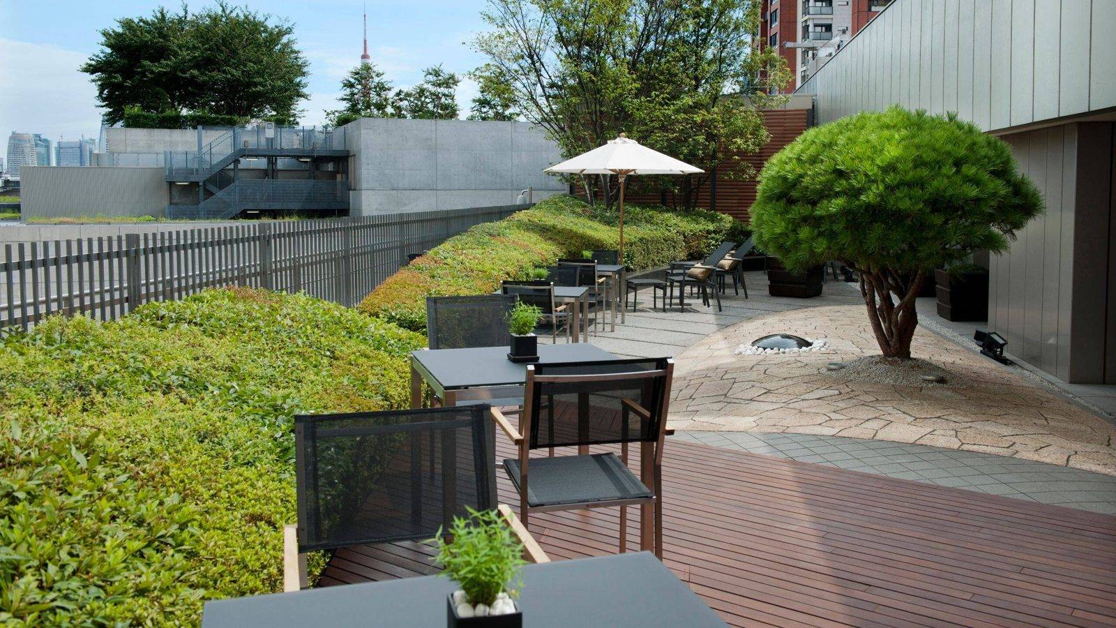 東京君悅酒店Grand Club 的戶外露台