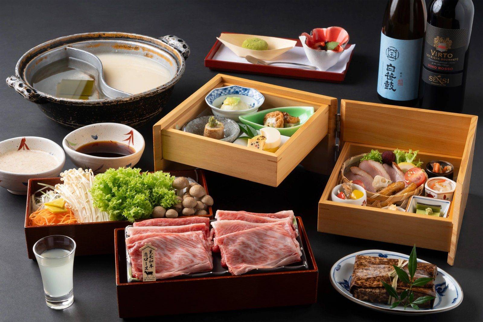 箱根湯本溫泉 月之宿 紗ら 涮涮鍋會席晚餐