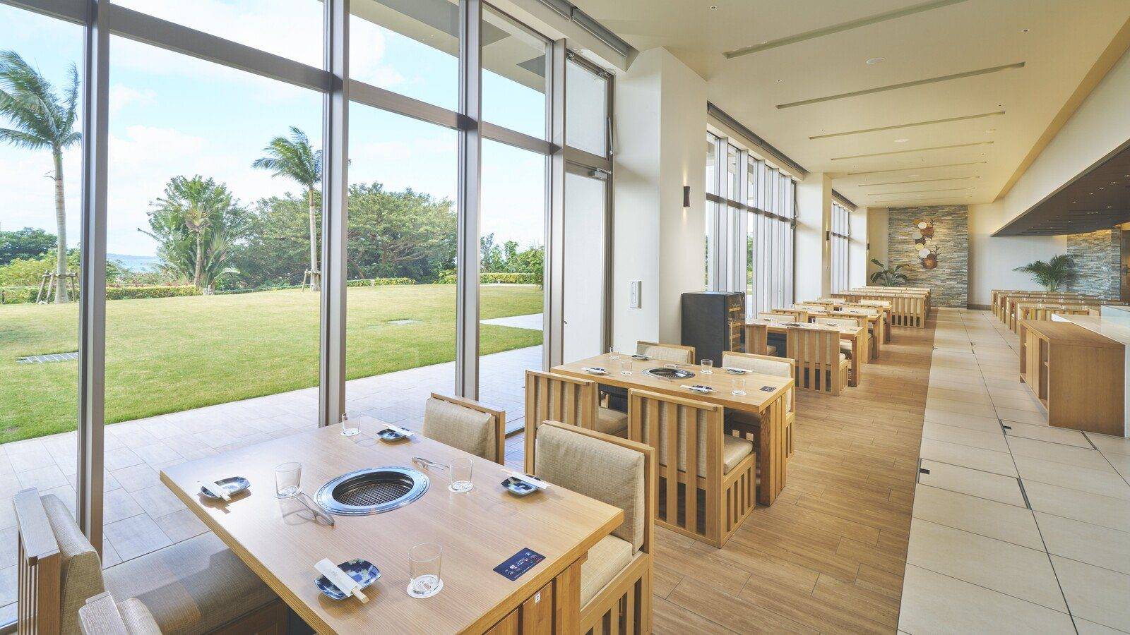 Orion 本部度假 SPA 飯店燒烤餐廳 Capella 的桌上烤爐