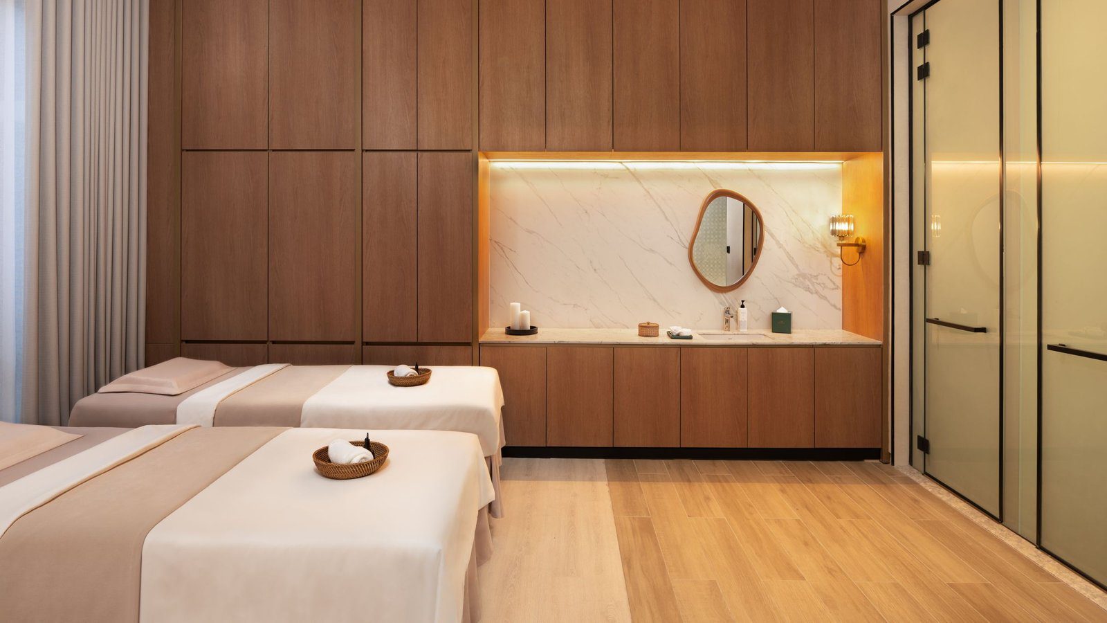 WellNest Spa 的雙人療程床