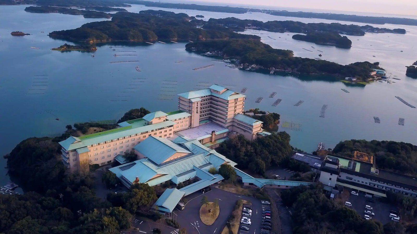 賢島寶生苑 旅館與英虞灣群島空拍