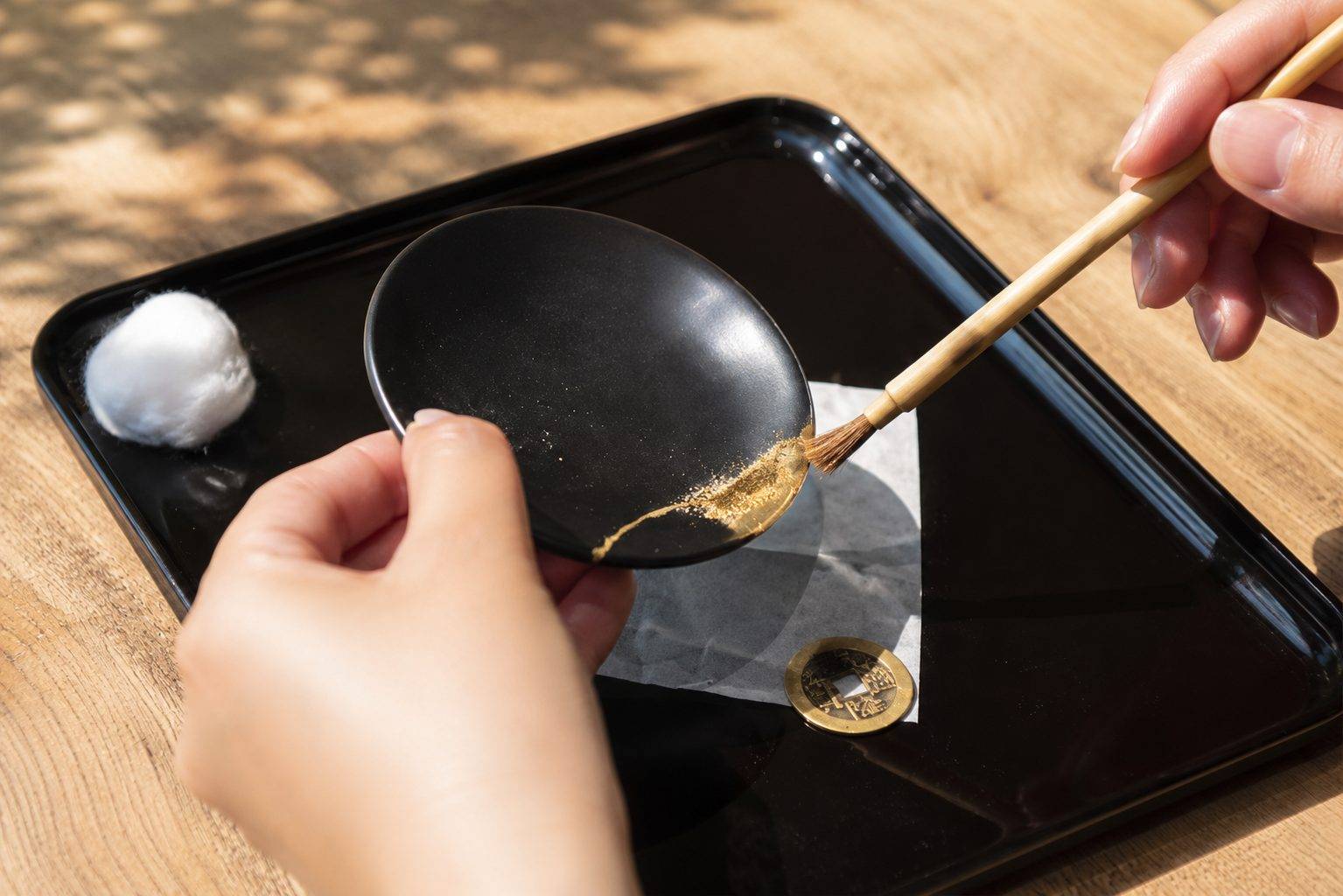 本漆金繼體驗的手作過程
