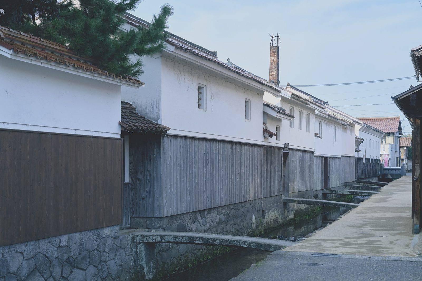 風之 倉吉打吹玉川地區的白牆土藏街景
