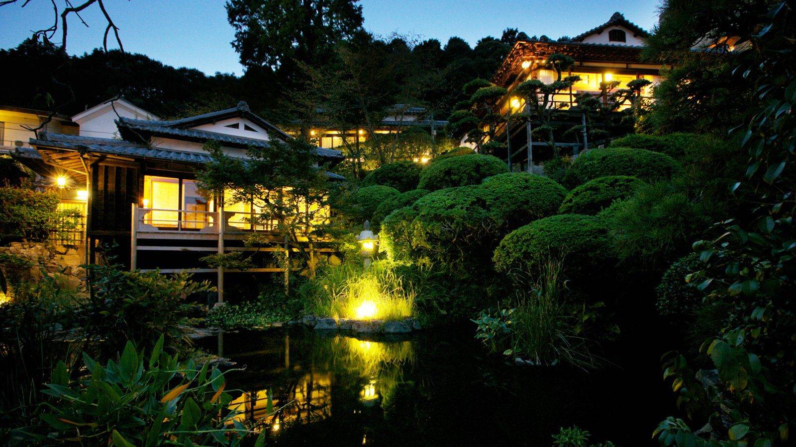 琴平花壇庭園中的數寄屋造り離れ