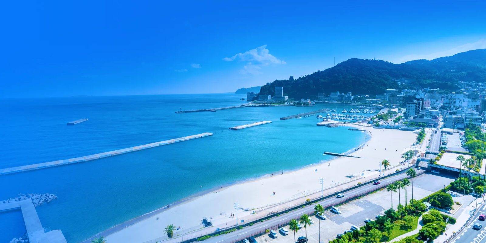 熱海的海岸線