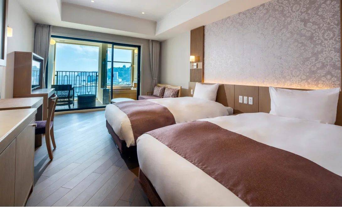 La Vista 熱海 Terrace La Vista Twin 客房