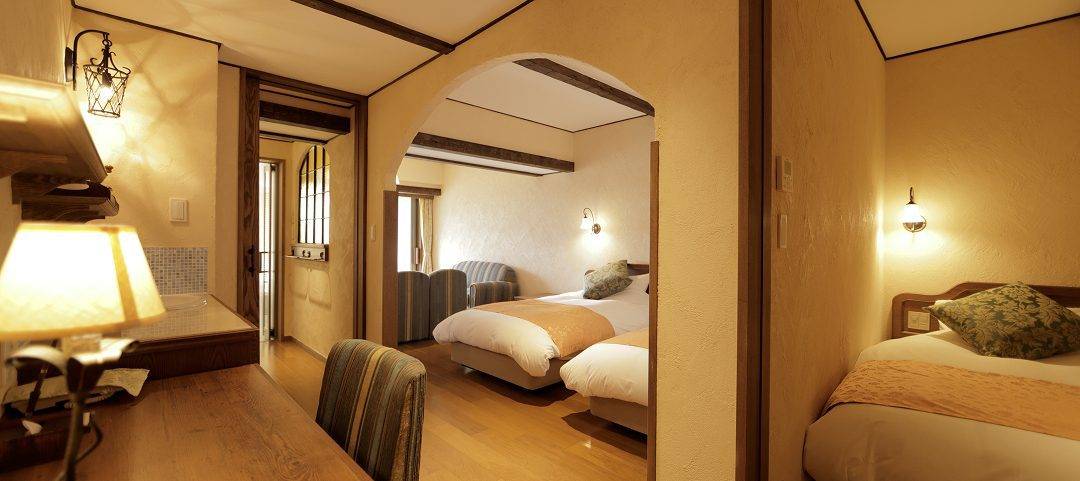 La Vista 富士河口湖 La Vista Fourth 的兩間臥室