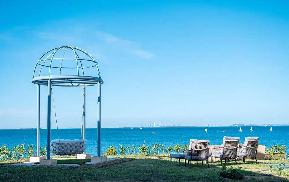 La Vista 橫須賀觀音崎 Terrace 看得到海的交誼廳