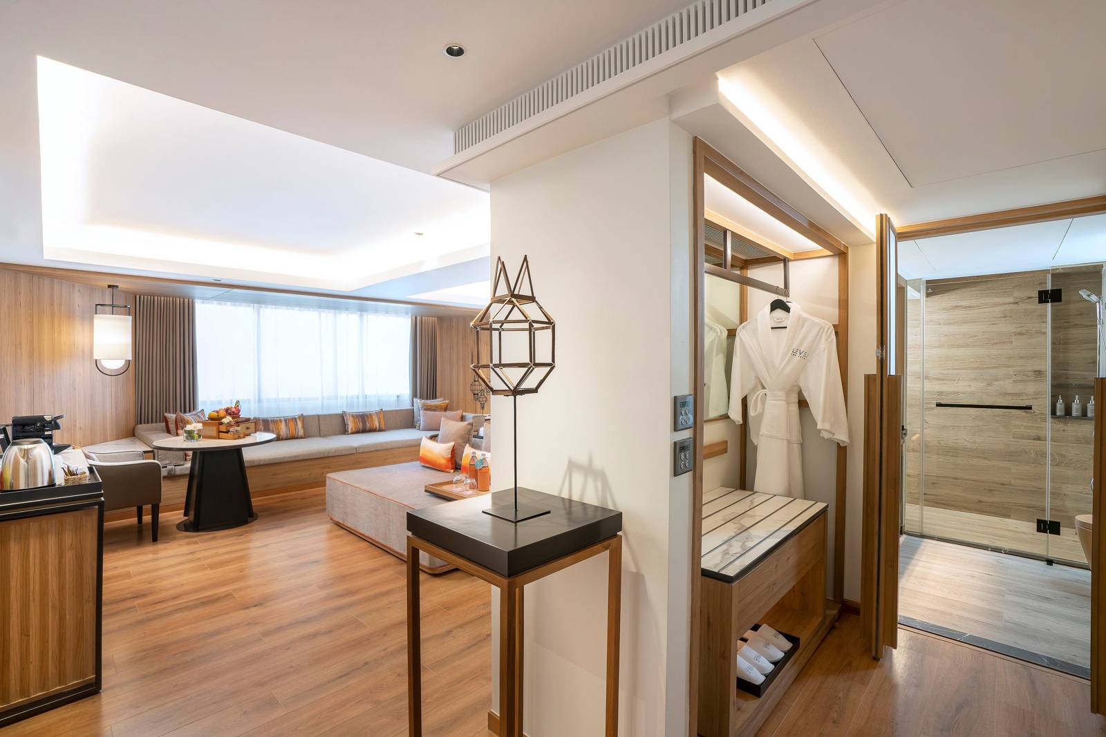 清邁美利亞酒店 The Level Premium Room 的客廳區