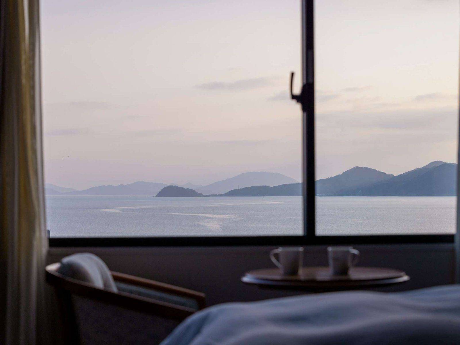 美居 佐賀唐津度假酒店 從客房看出去的海景