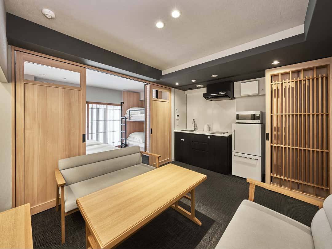 MIMARU 京都 二條城 客房廚房與餐具