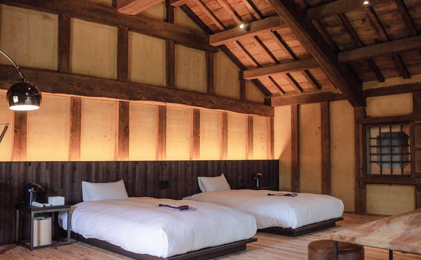 NIPPONIA HOTEL 大洲 城下町步行 1 分鐘圈的 MUNE 棟客房