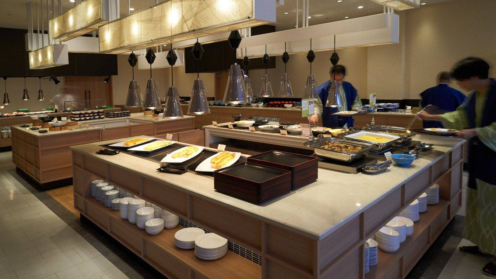登別溫泉 第一瀧本館 自助餐廳原始林