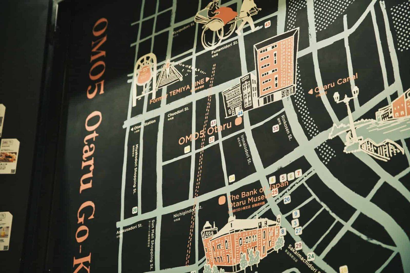 OMO5 小樽 小樽周邊地圖