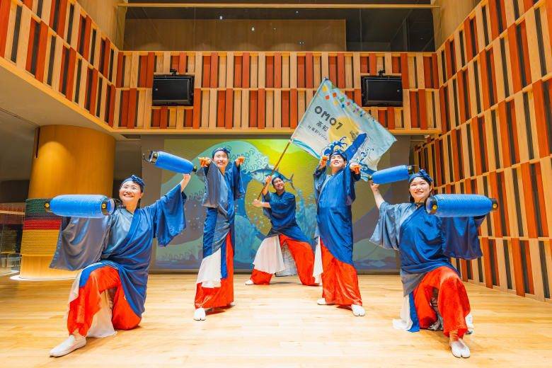 OMO7 高知館內的夜來祭舞蹈