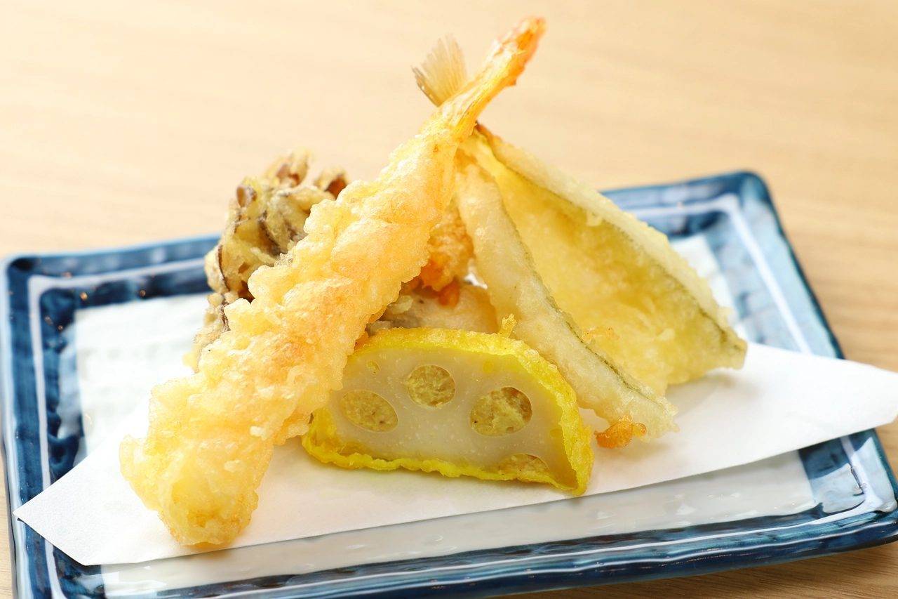 御宿 野乃 熊本 早餐的炸蝦天婦羅