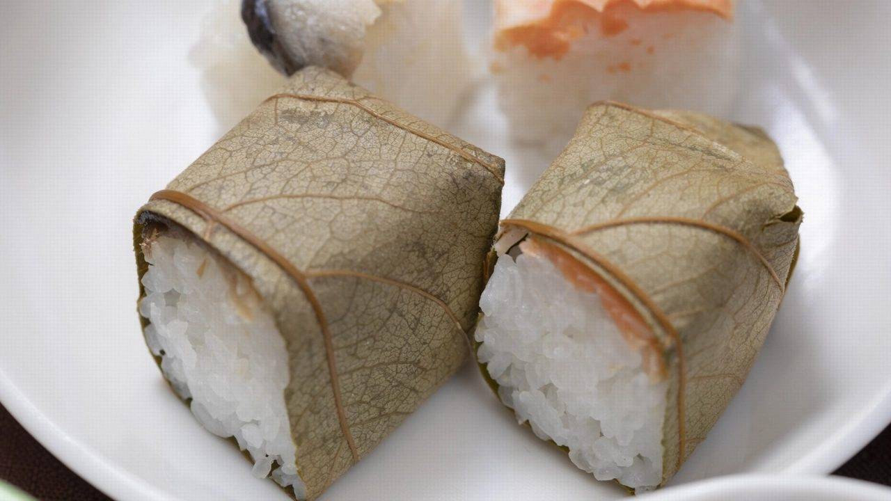 御宿 野乃 奈良早餐的柿葉壽司