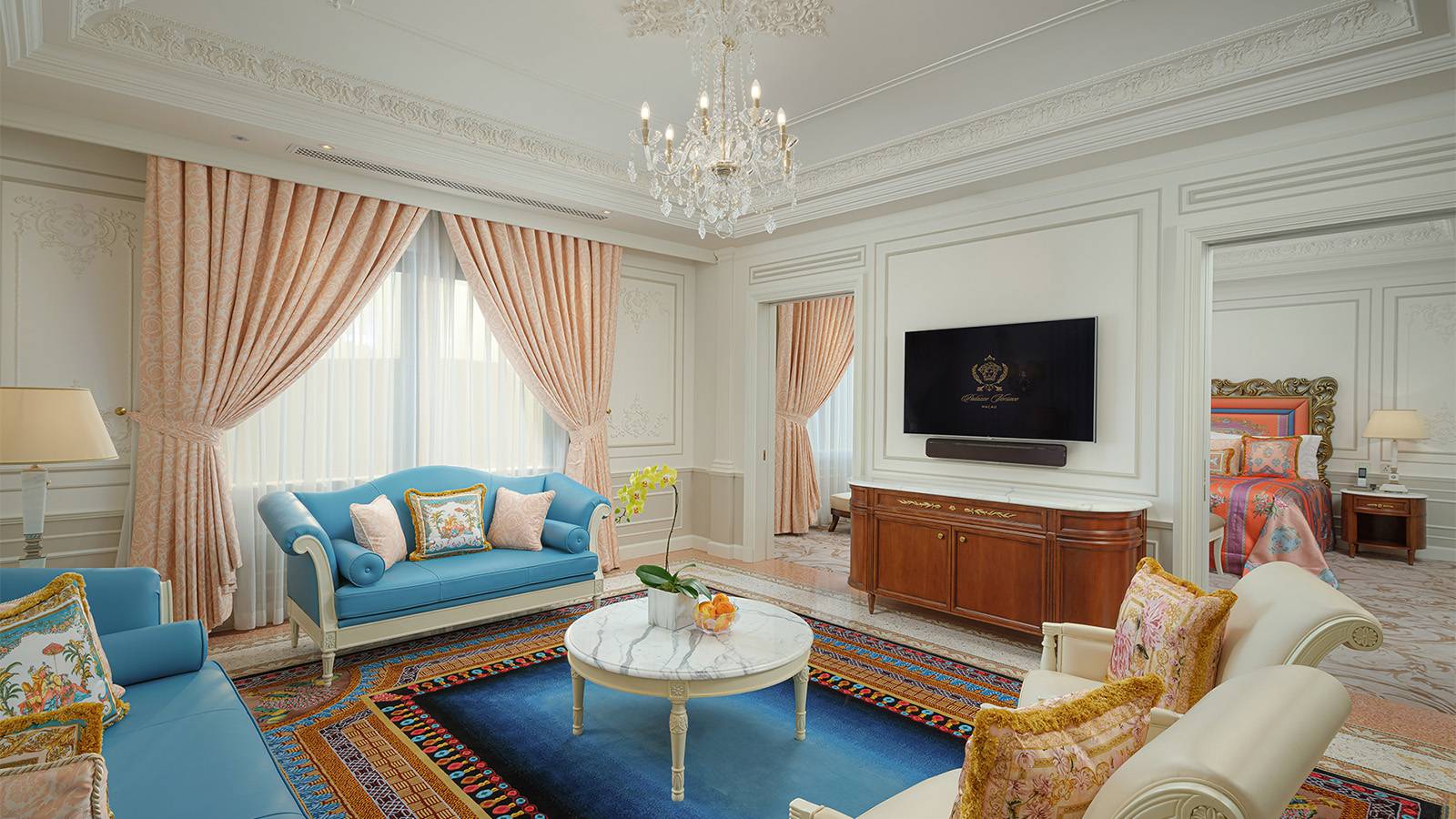 澳門上葡京范思哲豪華酒店 Signature Suite 的客廳