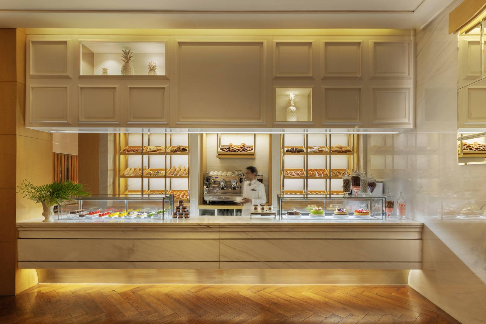 雅加達萊佛士酒店 Raffles Patisserie 的甜點櫃