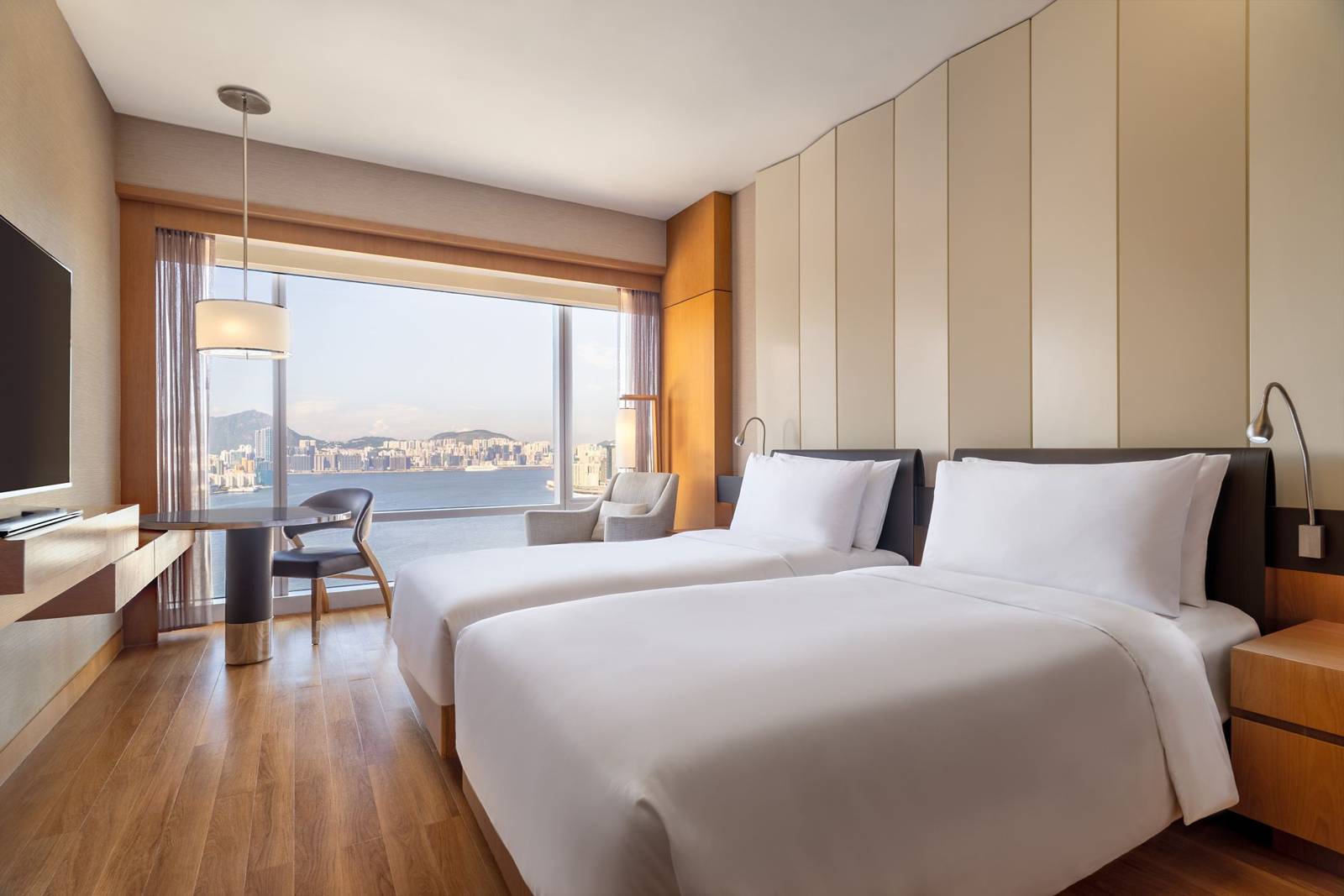 香港萬麗海景酒店海景雙床房