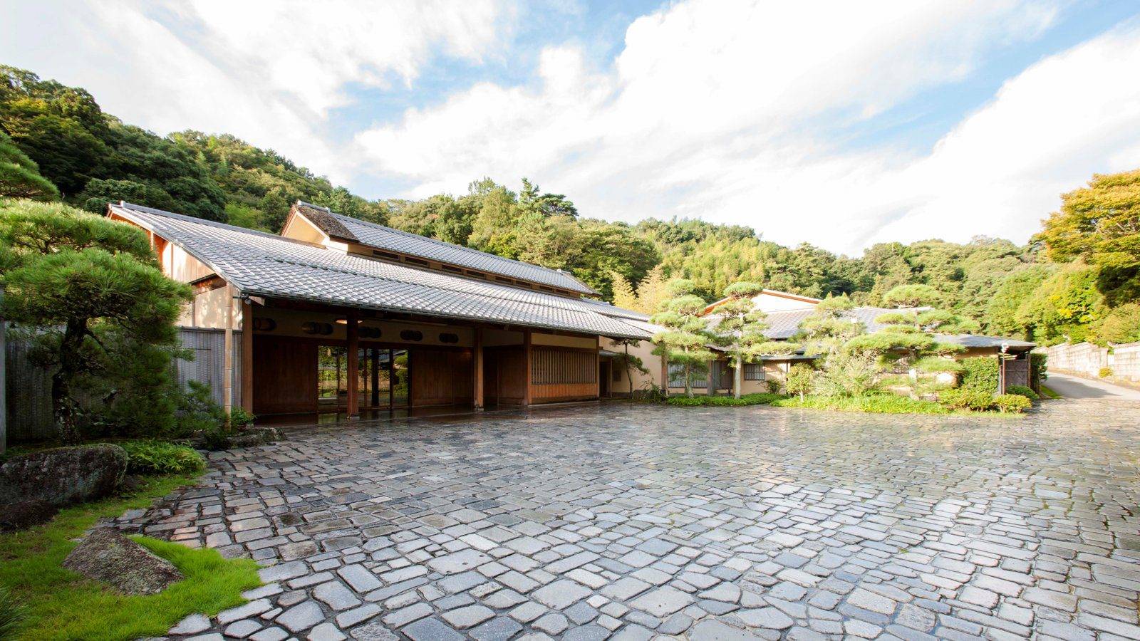 伊豆長岡溫泉 三養莊新館玄關外觀