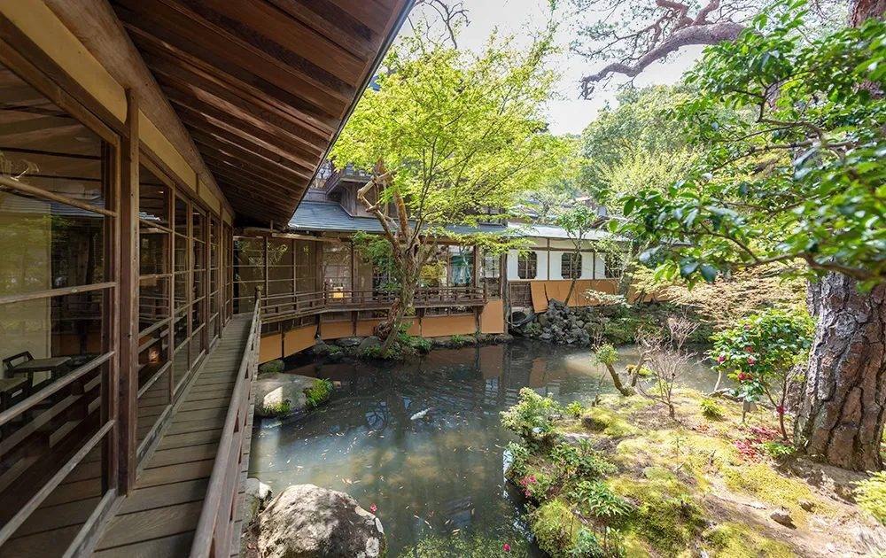 修善寺溫泉 湯迴廊 菊屋 玻璃湯迴廊
