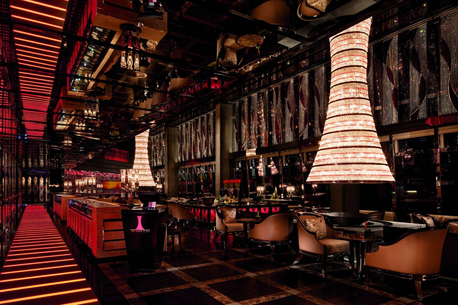 香港麗思卡爾頓酒店 The Lounge & Bar 的座位區