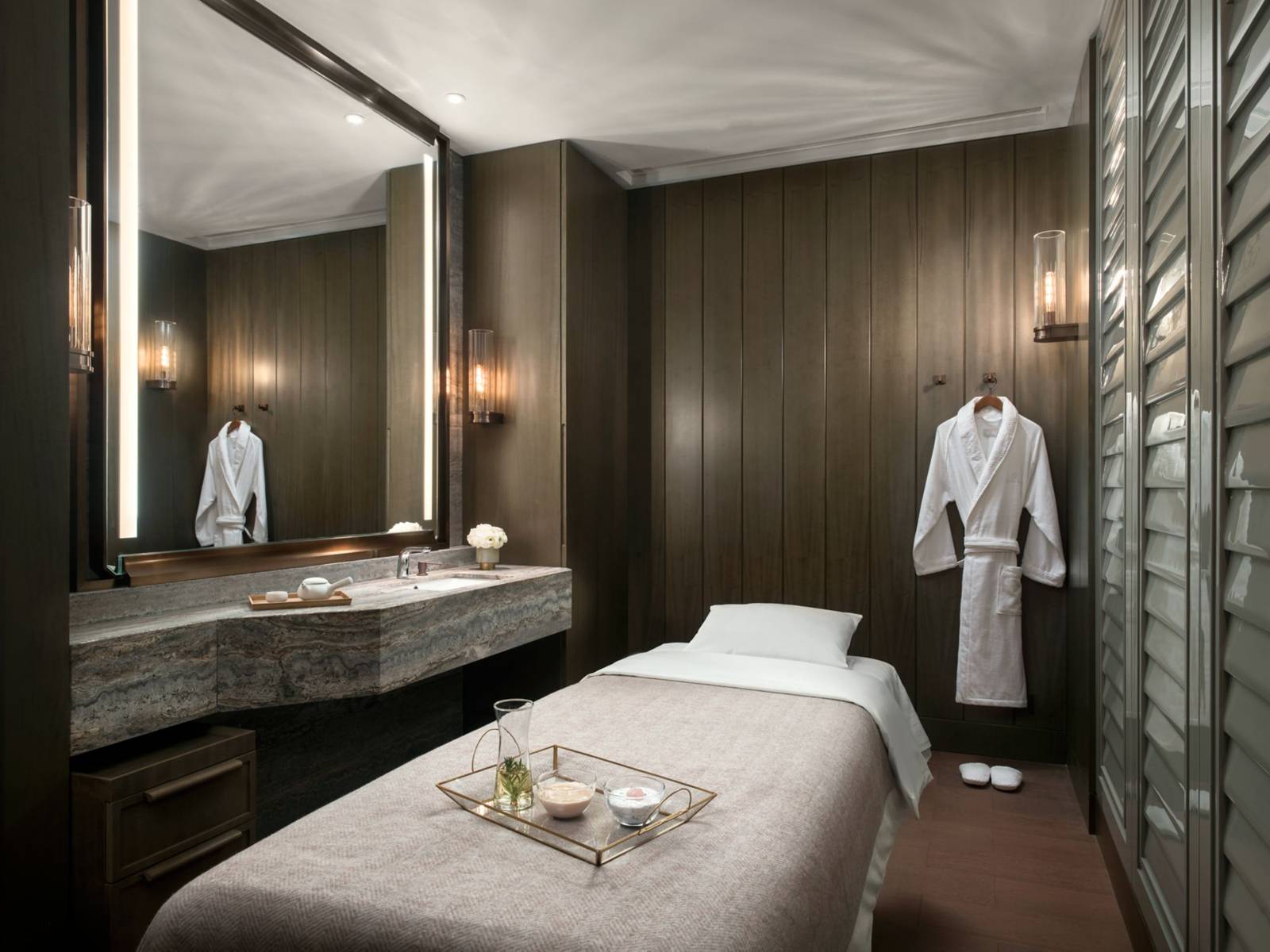 香港瑞吉酒店 Spa 的療程室