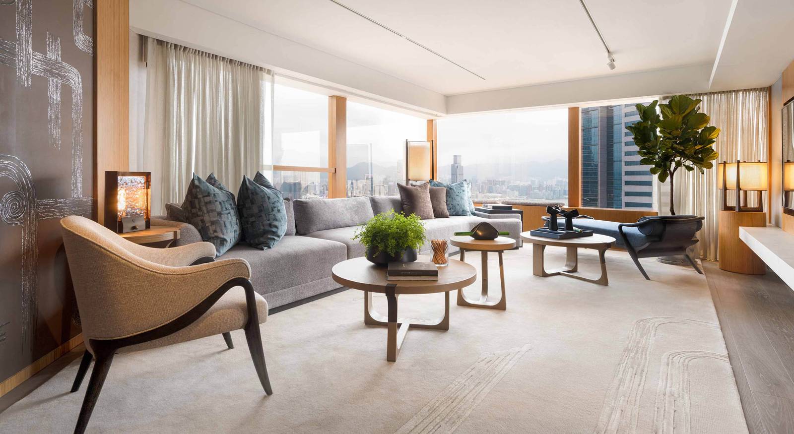 香港奕居 André Fu Suite 的客廳